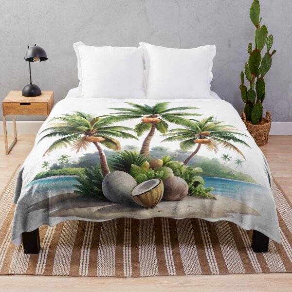 Item preview, Tropical Coconut Palm Trees | Paradise Island Beach Nature Summer Design designed and sold by Awarrie.