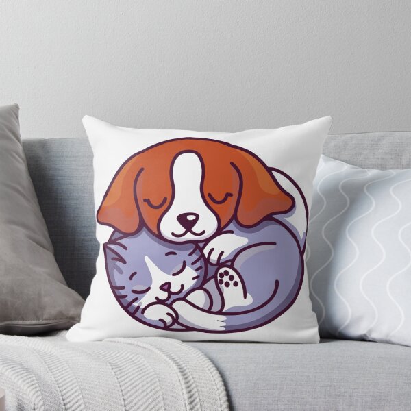 Item preview, Cat and Dog Animal Friendship designed and sold by Charonde.