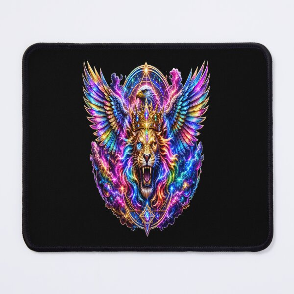 Item preview, Lion Eagle Crown Cosmic Fusion designed and sold by Inky Atlas.