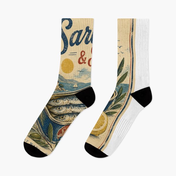 Item preview, Vintage Mediterranean Sardines Poster designed and sold by MWprint.