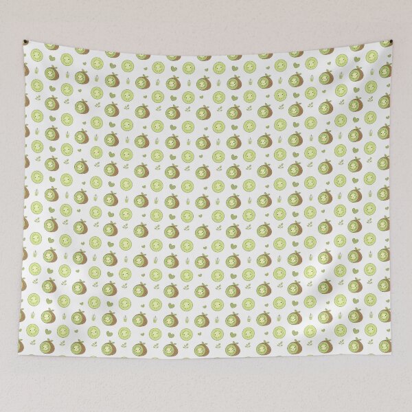Item preview, Cute Kawaii Kiwi Pattern designed and sold by Little Dora Art.