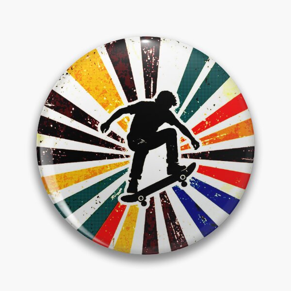 Item preview, Retro Skate | Vintage Skater Design with Lightning Bolt Silhouette 80s designed and sold by AstronautMerch.