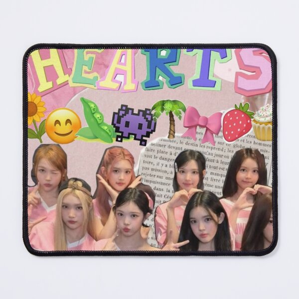 Item preview, Hearts2Hearts Kpop Pink Aesthetic Poster | H2H Collage | designed and sold by KryaArts27.