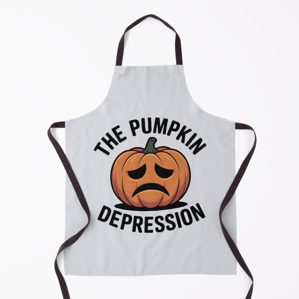 Item preview, The Pumpkin Depression – Funny Halloween Pumpkin Design designed and sold by Jollys-ArtShop.