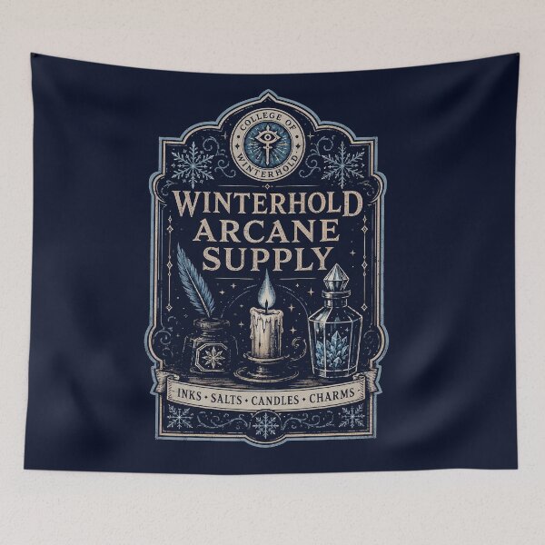 Item preview, College of Winterhold Arcane Supply Label designed and sold by agearb.