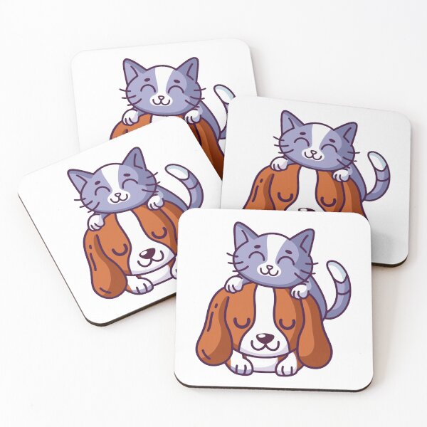 Item preview, Cat and Dog Sweet Pet Companions designed and sold by Charonde.