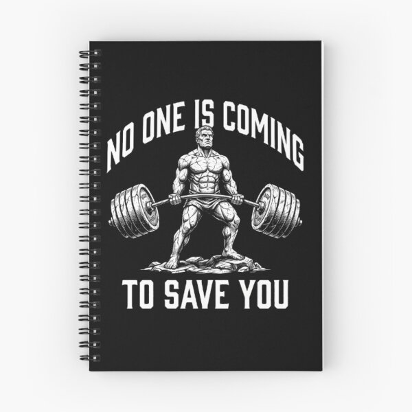 Item preview, No One Is Coming To Save You Gym - Stoic Lifting Tee designed and sold by OLLI_STORE.
