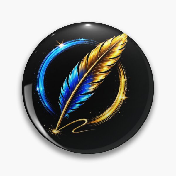 Item preview, Golden Feather Luxury Pen Logo Art designed and sold by Pawar1999.