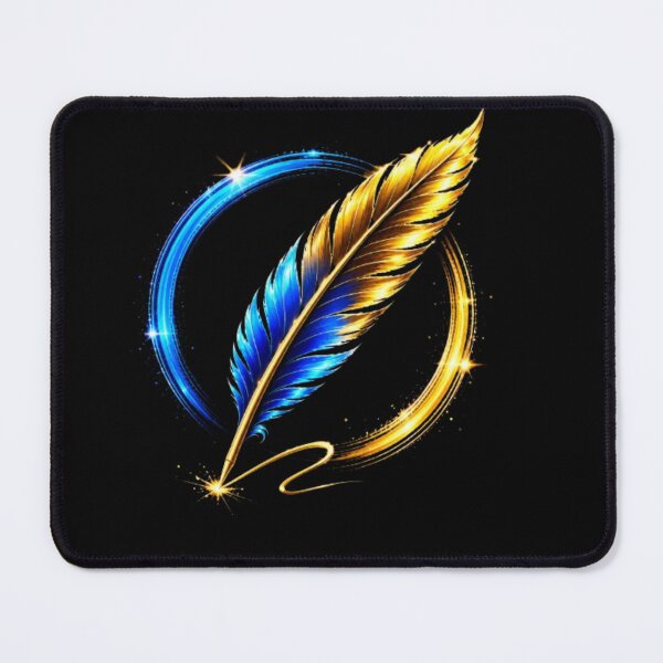 Item preview, Golden Feather Luxury Pen Logo Art designed and sold by Pawar1999.