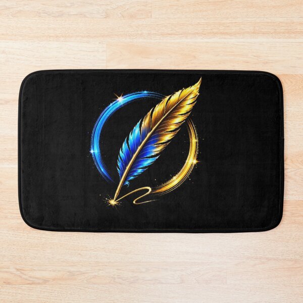 Item preview, Golden Feather Luxury Pen Logo Art designed and sold by Pawar1999.