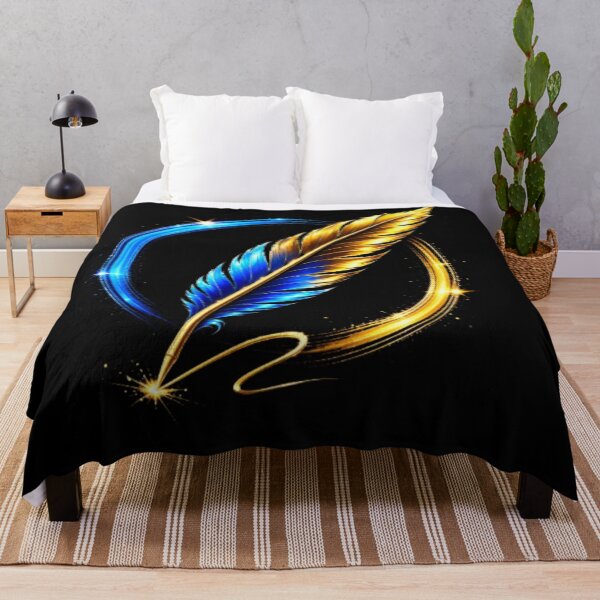 Item preview, Golden Feather Luxury Pen Logo Art designed and sold by Pawar1999.