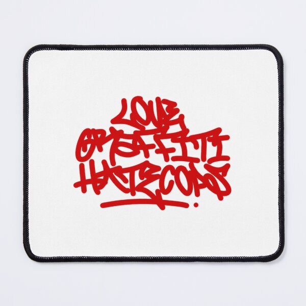 Item preview, Graffiti Taging - Light Blue Typography designed and sold by Oluwa290Arts.