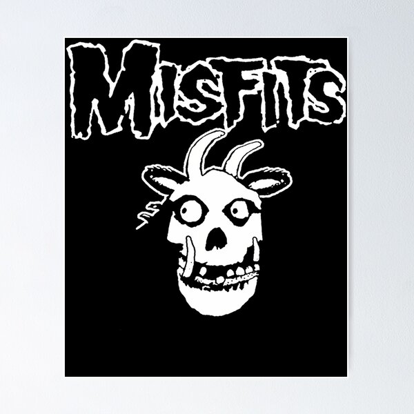 Item preview, Misfits Punk Rock Fiend Skull designed and sold by SQHAFID.