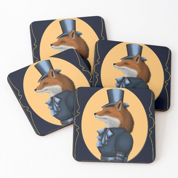 Item preview, Fox in top hat designed and sold by zquaertyawyclo.