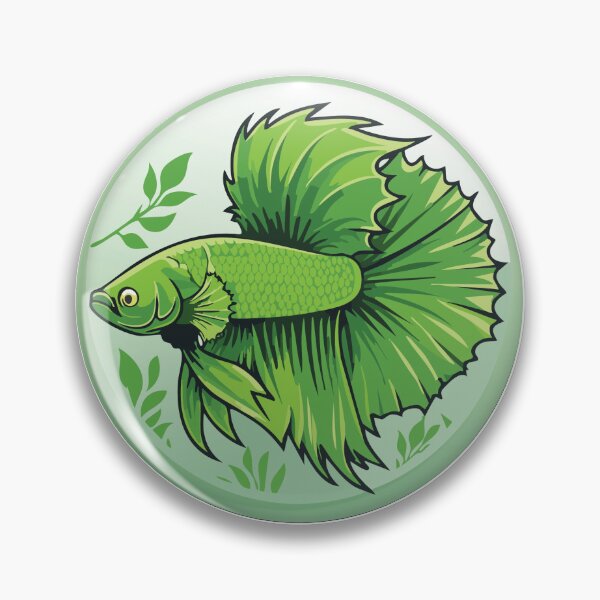 Item preview, Green Betta Fish designed and sold by Nels23 Design.