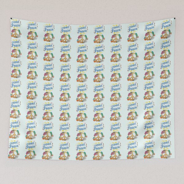 Item preview, Peace and Love Bohemian Heart Design designed and sold by NikBrin Prevail .