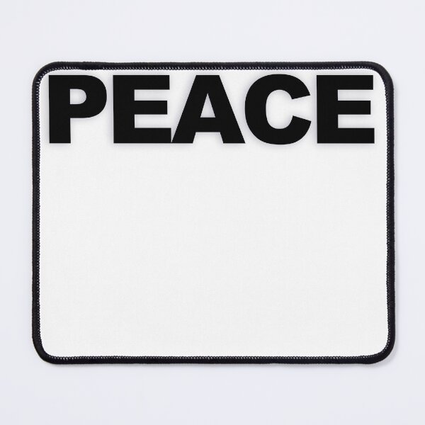 Item preview, PEACE — Black Minimal Bold Type Statement designed and sold by WORDPAUSE.