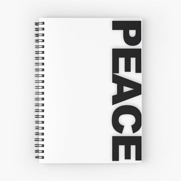 Item preview, PEACE — Black Minimal Bold Type Statement designed and sold by WORDPAUSE.