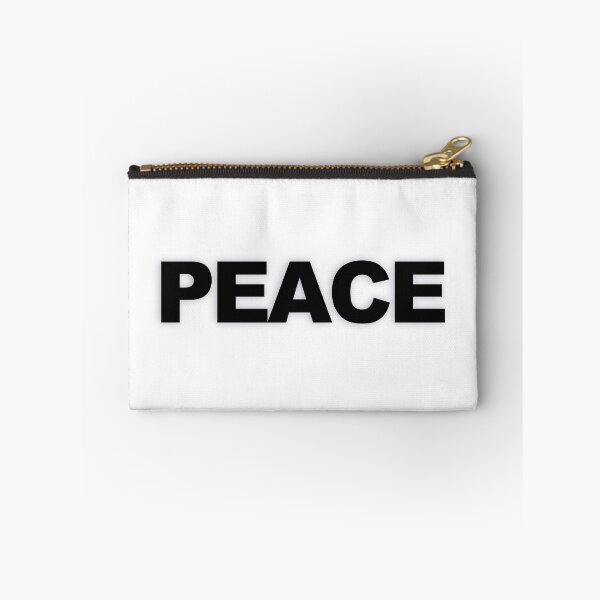Item preview, PEACE — Black Minimal Bold Type Statement designed and sold by WORDPAUSE.