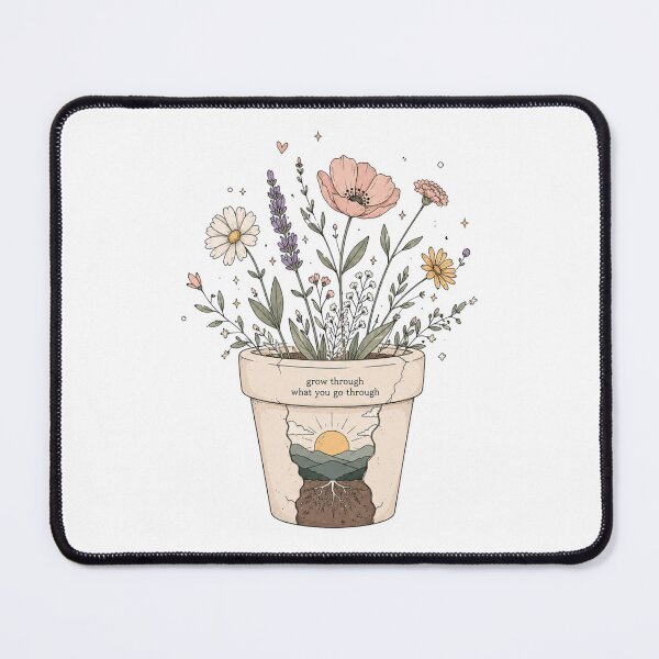 Item preview, Grow Through What You Go Through Mental Health designed and sold by Yellowriversss.