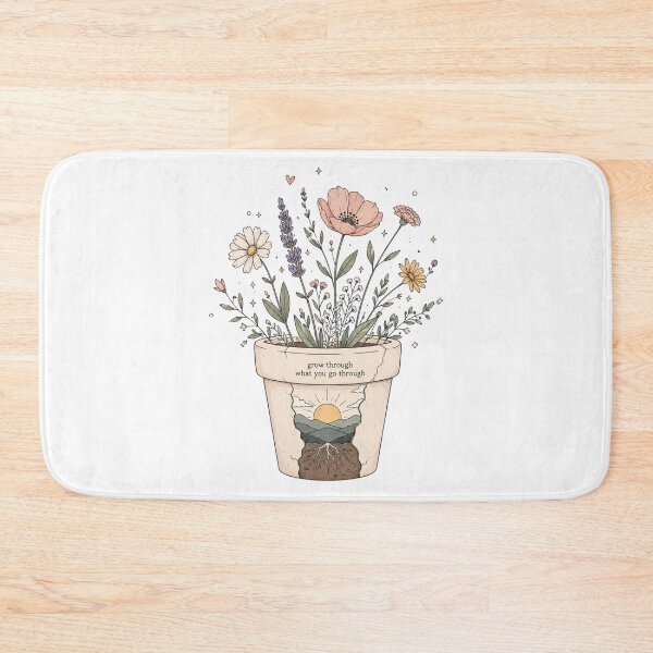 Item preview, Grow Through What You Go Through Mental Health designed and sold by Yellowriversss.