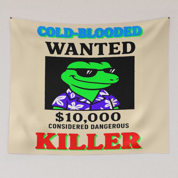 Item preview, Cold-Blooded Killer - Wanted Lizard designed and sold by Regal Rev.