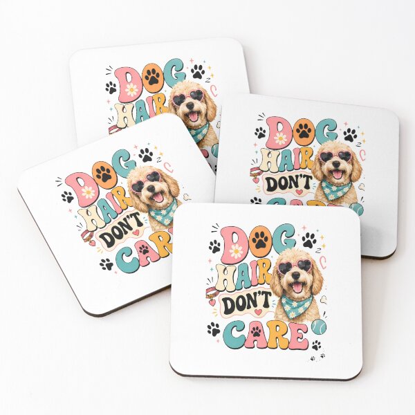 Item preview, DOG HAIR DON'T CARE Retro Dog Heart Sunglasses designed and sold by SoyLamderma.