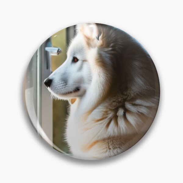 Item preview, Animals - Siberian Husky, Contemplative Portrait by the Window designed and sold by World-Pets.