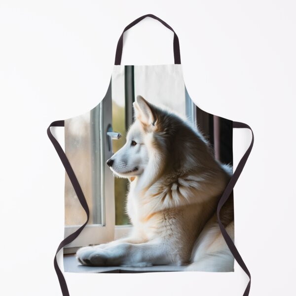 Item preview, Animals - Siberian Husky, Contemplative Portrait by the Window designed and sold by World-Pets.