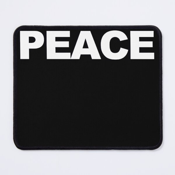 Item preview, PEACE — White Minimal Bold Type Statement designed and sold by WORDPAUSE.