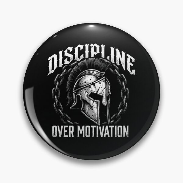 Item preview, Discipline Over Motivation Gym - Spartan Helmet Motivational Tee designed and sold by OLLI_STORE.