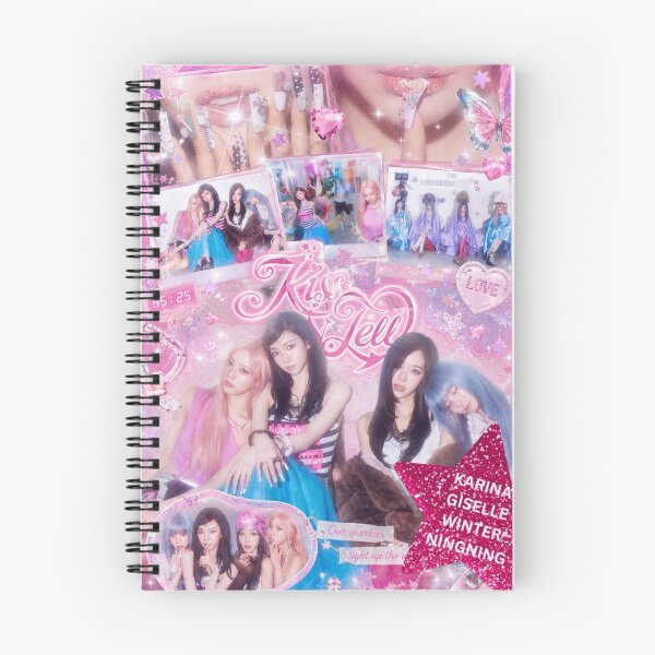 Item preview, aespa “Kiss & Tell” Pink Y2K Fantasy Collage designed and sold by KryaArts27.