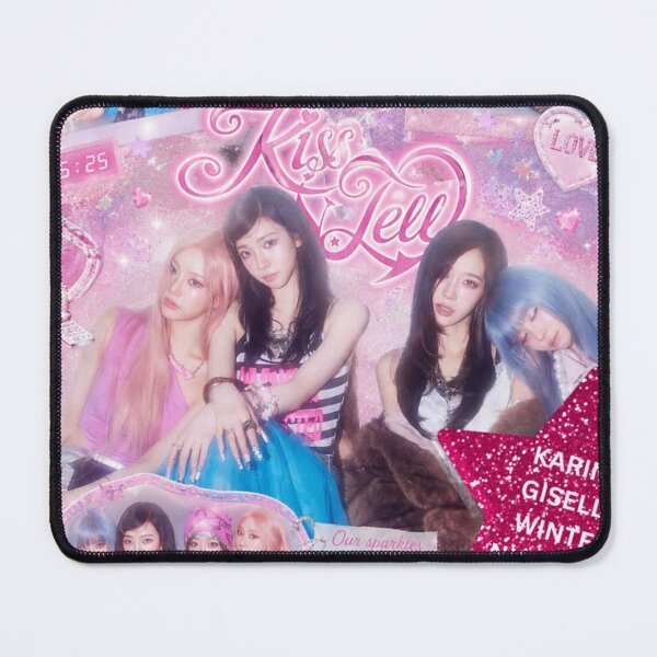 Item preview, aespa “Kiss & Tell” Pink Y2K Fantasy Collage designed and sold by KryaArts27.