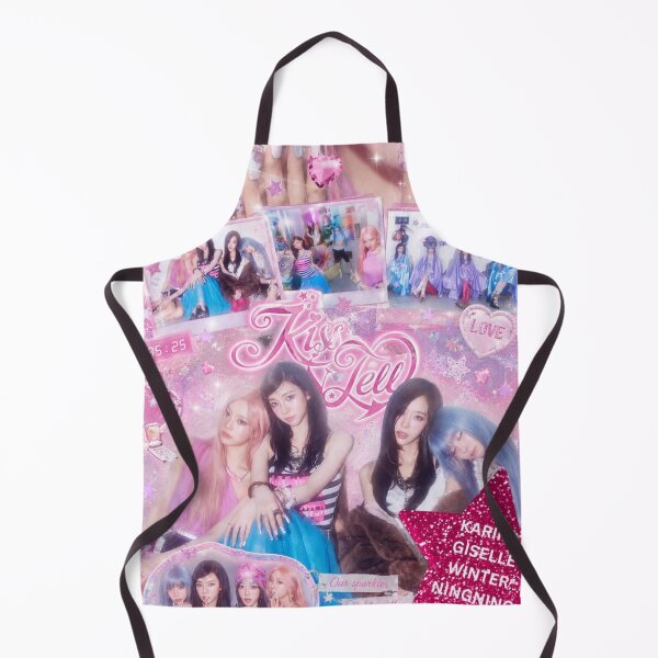 Item preview, aespa “Kiss & Tell” Pink Y2K Fantasy Collage designed and sold by KryaArts27.