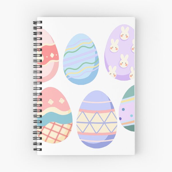 Item preview, Cute Hand Drawn Pastel Easter Eggs designed and sold by Porpor Artwork.