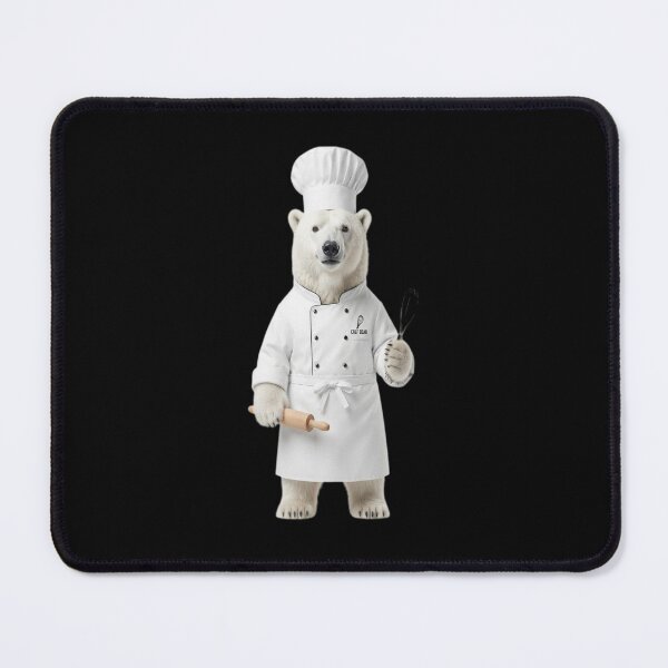 Item preview, Funny Polar Bear Chef Realistic Animal Cooking Humor designed and sold by Tokki Stuff.