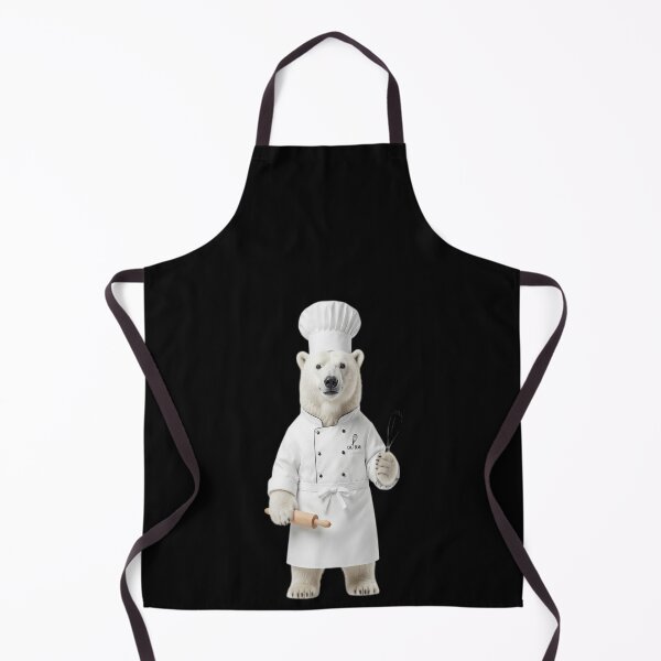 Item preview, Funny Polar Bear Chef Realistic Animal Cooking Humor designed and sold by Tokki Stuff.