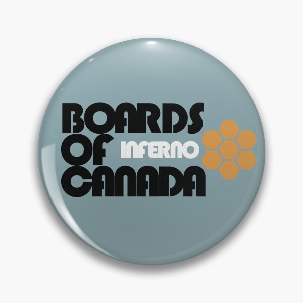 Item preview, BOARDS OF CANADA - INFERNO - UNIQUE RARE ORIGINAL TSHIRT STICKER designed and sold by SentientGallery.