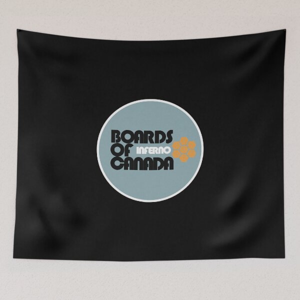 Item preview, BOARDS OF CANADA - INFERNO - UNIQUE RARE ORIGINAL TSHIRT STICKER designed and sold by SentientGallery.