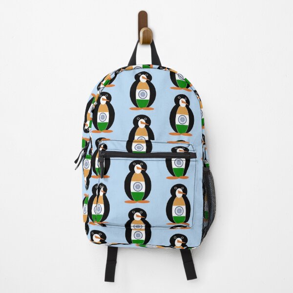 Item preview, Ms. Penguin India Flag Design designed and sold by AuntieShoe.