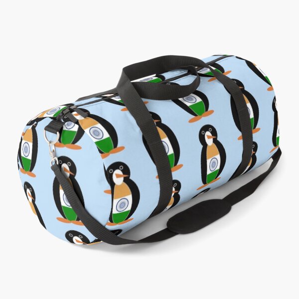 Item preview, Ms. Penguin India Flag Design designed and sold by AuntieShoe.