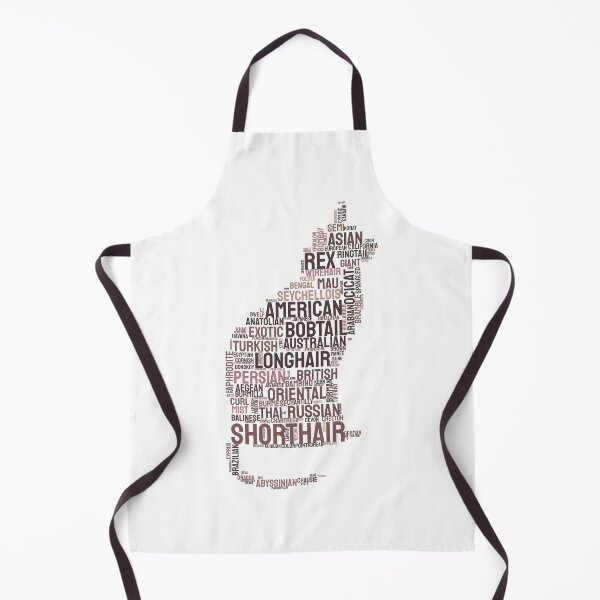 Item preview, Cat Breeds Typography Silhouette Design designed and sold by AyfuDesigns.