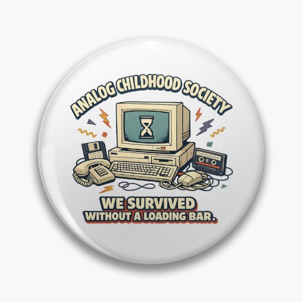 Item preview, Analog Childhood Society – Funny Retro 90s Computer Nostalgia designed and sold by Concrete Coffee Studio.