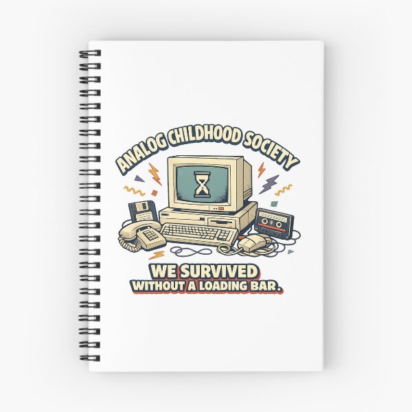Item preview, Analog Childhood Society – Funny Retro 90s Computer Nostalgia designed and sold by Concrete Coffee Studio.