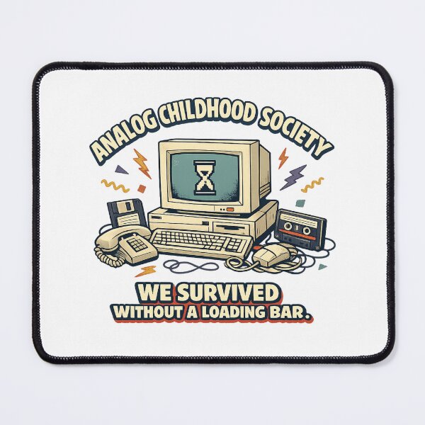 Item preview, Analog Childhood Society – Funny Retro 90s Computer Nostalgia designed and sold by Concrete Coffee Studio.