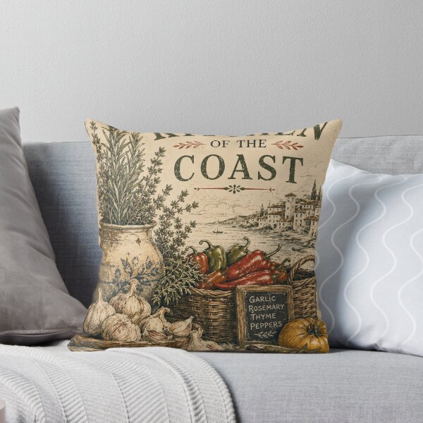 Item preview, Vintage Coastal Kitchen Garden Poster designed and sold by MWprint.