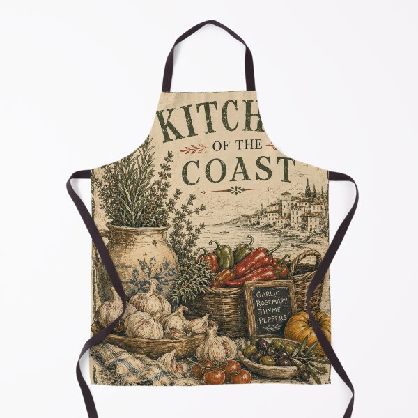 Item preview, Vintage Coastal Kitchen Garden Poster designed and sold by MWprint.