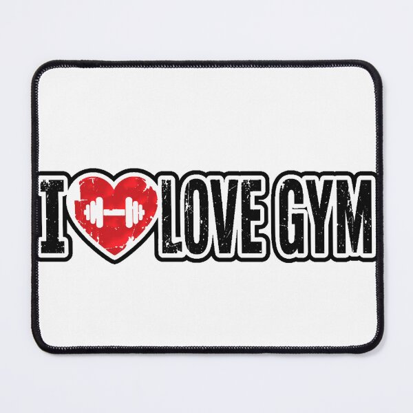 Item preview, I Love Gym | Fitness Design Weight Heart Grunge designed and sold by AstronautMerch.