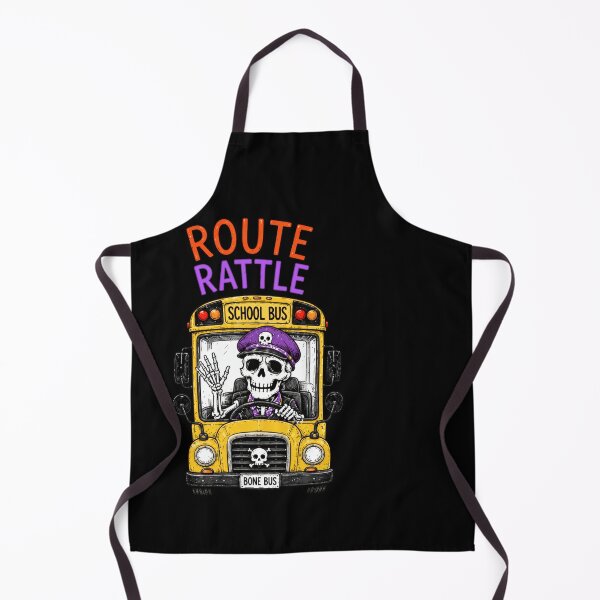 Item preview, Skeleton Bus Operator Route Rattle Humor designed and sold by markymaarty.