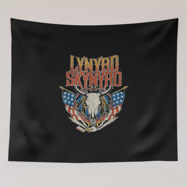 Item preview, Lynyrd Skynyrd - Americana Steer Skull T-Shirt designed and sold by AidanMacdougall.